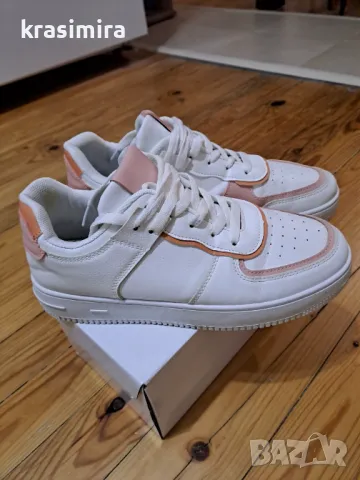 Бели кецове-номер 40, снимка 2 - Кецове - 47884008