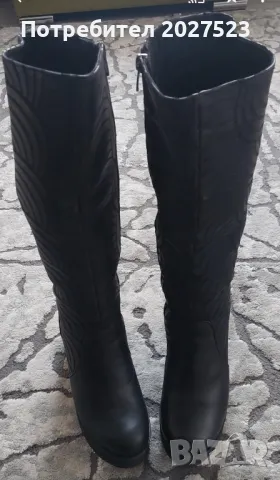 Ботуши естествена кожа 38 номер, снимка 3 - Дамски ботуши - 47992227