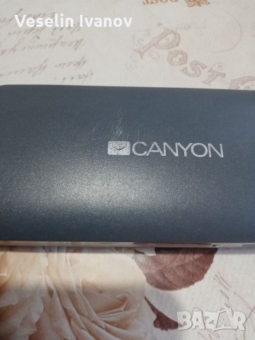 Външна батерия Canyon CNE-CPB100DG 10000 mAh, тъмно сив, снимка 5 - Външни батерии - 35120571