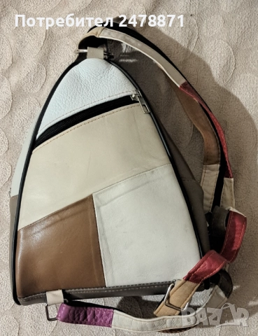 Чисто нова дамска раница от естествена кожа, снимка 2 - Раници - 51839276