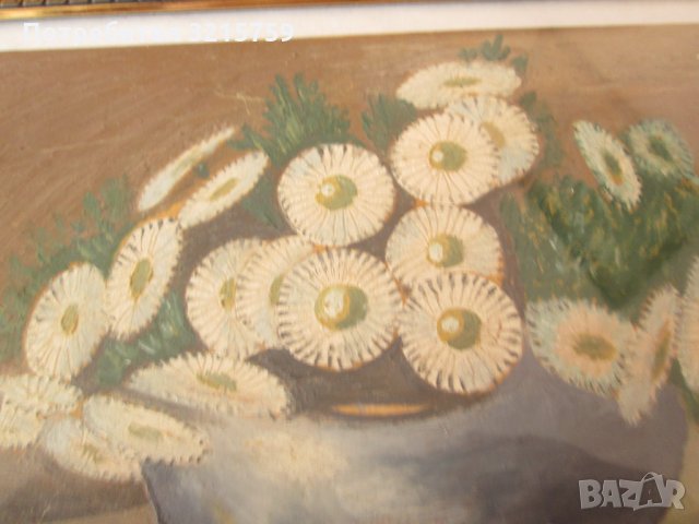 1961г. Картина,масло,картон,подпис,36х27см., снимка 4 - Картини - 35378588