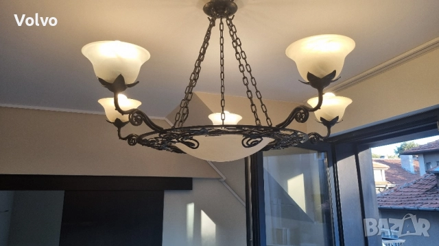 Старинен полилей от ковано желязо 