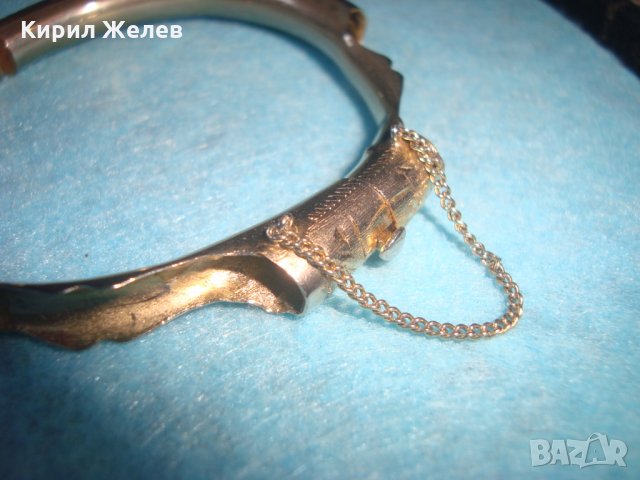 ВИНТИДЖ СТАРА РЕТРО АРТ СТОМАНЕНА ДЪЛБОКО ПОСРЕБРЕНА АРТ ГРИВНА МАЙСТОРСКА ИЗРАБОТКА АНГЛИЯ 25200, снимка 10 - Антикварни и старинни предмети - 34632222