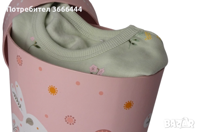 Розова кутия  "Ментов цвят" за 3-4 годишни момичета