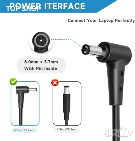 280W зарядно за лаптоп за Asus Rog Flow X16 Rog Strix G15 G16,14A/20V, снимка 6 - Друга електроника - 49866162