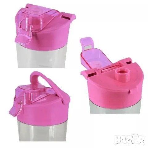 Преносима електро бутилка за шейкове, смутита и блендиране на плодове, снимка 4 - Блендери - 48077331