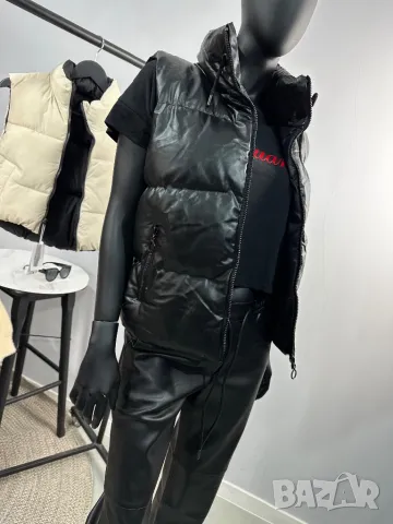 Дамска кожена грейка / елек , снимка 5 - Елеци - 42808263