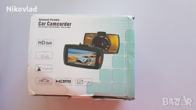 Car DVR Camera Video Registrator Recorder G-sensor Night Vision, снимка 5 - Други - 22955306