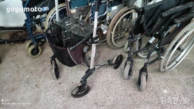 Ролатор, проходилка сгъваема, количка за хора в нужда, инвалидна количка за стари хора , снимка 10 - Ролатори - 50429014