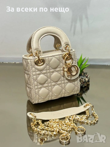 Christian Dior Дамска Малка Чанта С Къса И Дълга Дръжка Синджир - Различни Цветове Код SK851, снимка 9 - Чанти - 53207545