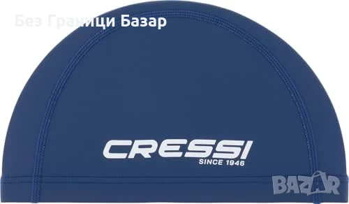 Нова Унисекс плувна шапка CRESSI – бързосъхнеща, еластична за плуване море, снимка 2 - Водни спортове - 50467159