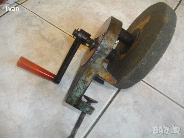 ф150мм-ф160мм-Ръчен Шмиргел-Немски-Голям-Метален Със Стяга, снимка 12 - Стяги - 33290130