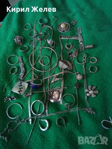 100 грама сребърни накити за поправка за реставрация за части или за материал 50629, снимка 9 - Пръстени - 50238657