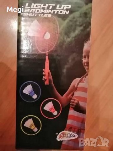 Светещи пера за федербал/бадминтон, снимка 1 - Тенис - 37489612