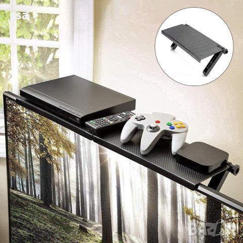 ТВ поставка / огранайзер / стойка за телевизор, Рутер с дистанционен приемник, 162гр, 33 х 16 см, снимка 10 - Стойки, 3D очила, аксесоари - 43885443