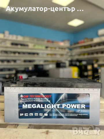 Топ тягов гелов акумулатор с гаранция MEGALIGHT AGM 135Ah, снимка 1