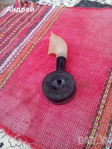 Стара телефонна слушалка #2, снимка 2 - Антикварни и старинни предмети - 27261107