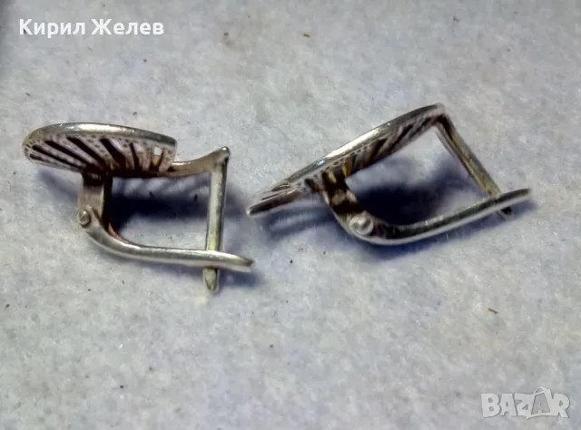 ФЕШЪН АРТ ДИЗАЙН АЖУРНИ СРЕБЪРНИ ОБЕЦИ СРЕБРО 925 с АНГЛИЙСКО ЗАКОПЧАВАНЕ 49929, снимка 3 - Обеци - 50072841