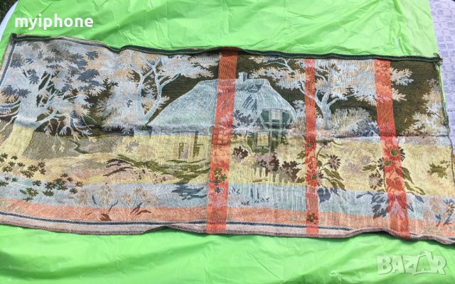 Голям гоблен Къща с Двор 110/50см., снимка 2 - Други - 38130263