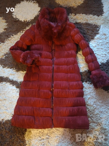 Дълго зимно яке/палто размер С , снимка 2 - Якета - 53190434