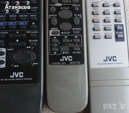 Дистанционно JVC, SHARP уредби и TV, снимка 7 - Дистанционни - 43309312