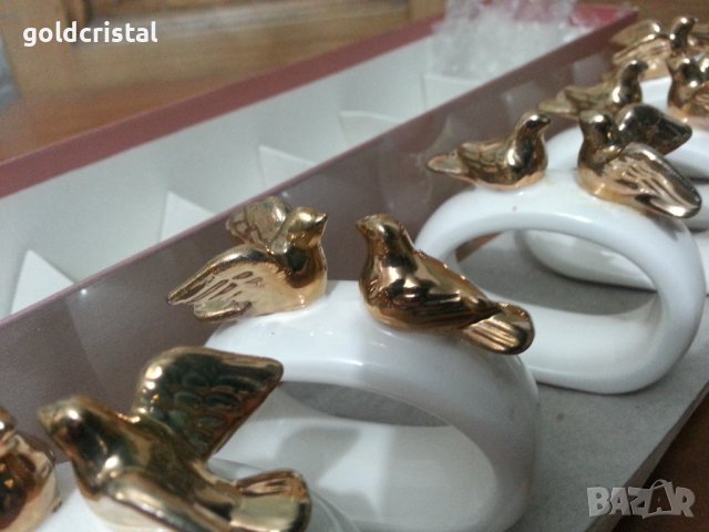 Порцеланови салфетници рингове халки пръстени за салфетки , снимка 7 - Антикварни и старинни предмети - 38494977