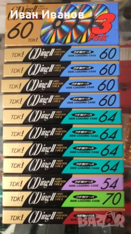 TDK CDingII японски аудиокасети