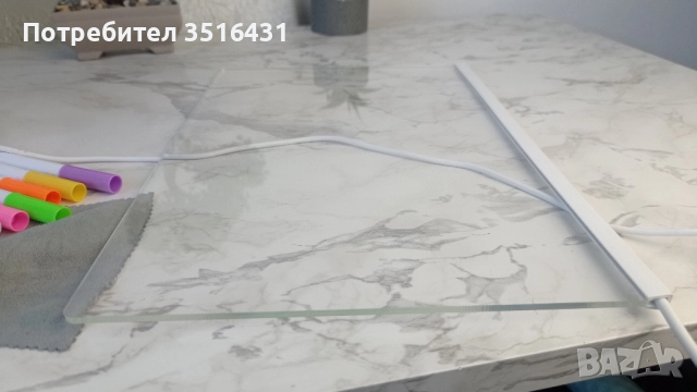Светеща LED Дъска за Бележки и Рисуване Креативен Подарък Нощна Лампа, снимка 5 - Друга електроника - 51535236
