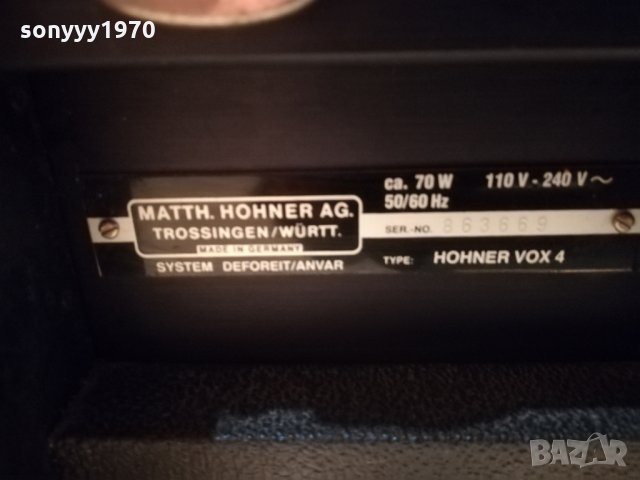 hohner vox 4 made in germany-56х42х20см, снимка 10 - Синтезатори - 28874681