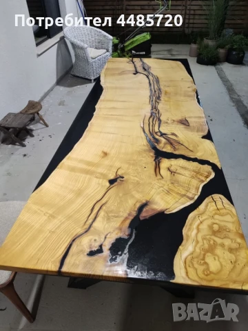 маси и плотове от епоксидна смола и масивна дървесина, снимка 14 - Дърводелски услуги - 50449478