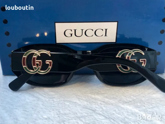 GUCCI с лого 1:1 дамски слънчеви очила елипса 2 цвята овални кръглин, снимка 12 - Слънчеви и диоптрични очила - 47695562