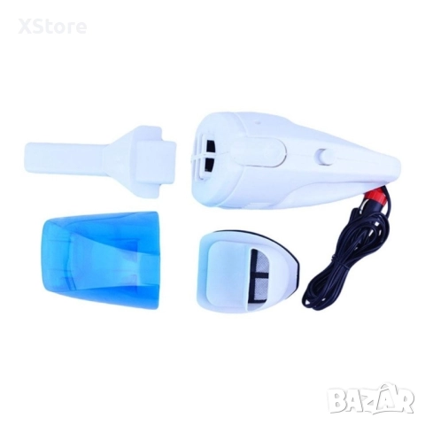 Преносима мини автомобилна прахосмукачка за сухо и мокро почистване, снимка 4 - Аксесоари и консумативи - 52482816