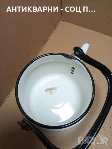 Соц Стара Емайлирана Съдинка. , снимка 7 - Антикварни и старинни предмети - 51781588