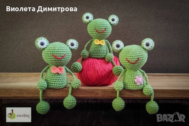 Седящи жабки , снимка 1