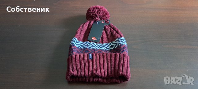 НОВО с етикет lee cooper зимна топла шапка с помпон акрил, снимка 2 - Шапки - 38309638