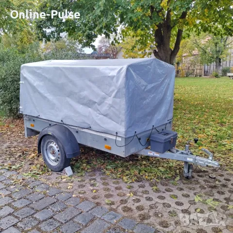 Туристическо ремарке Humbaur 750кг. с брезент, снимка 1