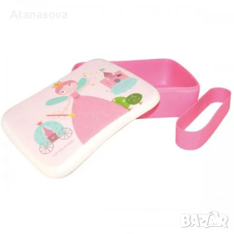 Еко кутия за храна от бамбук космонавт или принцеса