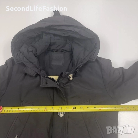 Дамско яке с качулка AIRFORCE, размер XS черно, снимка 3 - Якета - 52859223