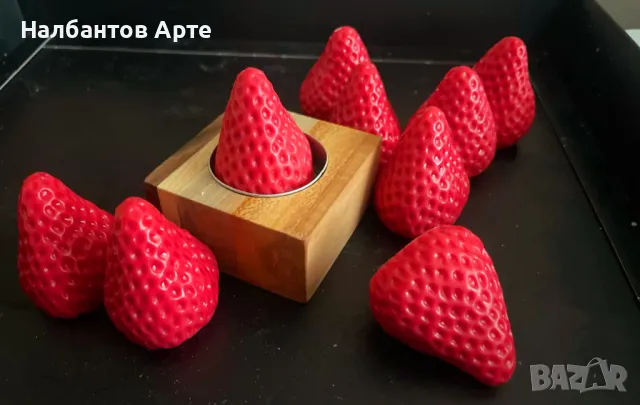 Дървени свещници - ръчна изработка, снимка 6 - Декорация за дома - 48910431