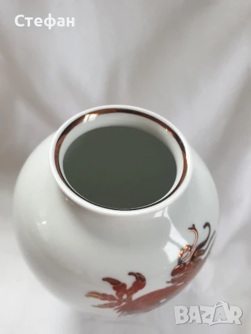 Порцеланова ваза, снимка 5 - Антикварни и старинни предмети - 50570620