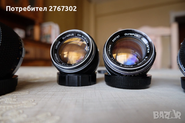 Olympus Zuiko manual Lenses, снимка 4 - Обективи и филтри - 53417407