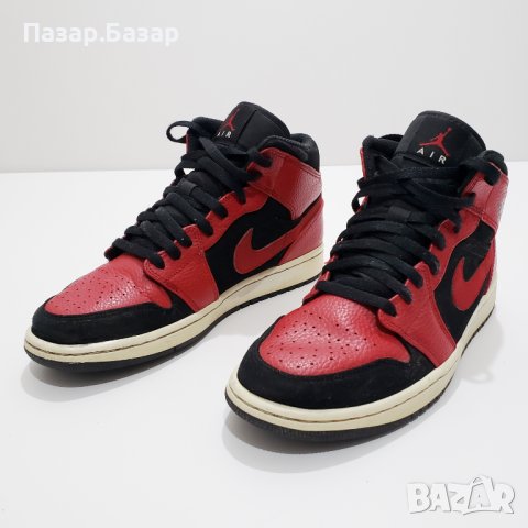 Nike Air Jordan 1 Mid Retro 554724 Оригинал 41.5-42 26.5cm, снимка 4 - Маратонки - 43533469