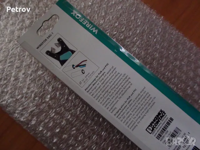 PHOENIX CONTACT WIREFOX SAC-1 - Made in Germany - ЧИСТО НОВИ Profi Клещи за изолиране на кабели !!!!, снимка 5 - Клещи - 47806673