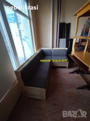 КУХНЕНСКИ ЪГЪЛ МАСИВ РАЗТЕГАТЕЛЕН,С РАКЛИ.НАЛИЧЕН!, снимка 3 - Дивани и мека мебел - 20714377