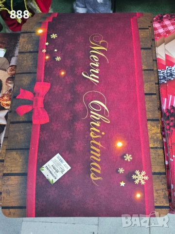 коледни изтривалки 40х60 см, снимка 6 - Изтривалки - 52613961