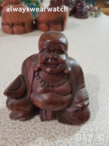 Дървени статуетки Буда / дърворезба / Статуетка - 4 бр., снимка 6 - Статуетки - 27963447