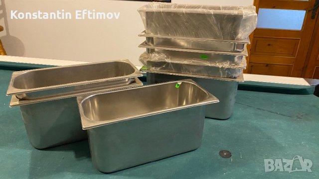 Гастрономи и стойка инокс мат, снимка 12 - Прибори за хранене, готвене и сервиране - 43360338