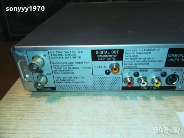 SONY RDR-HX-720 HDD/DVD RECORDER, снимка 12 - Плейъри, домашно кино, прожектори - 29066923