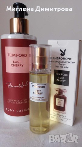 КОМПЛЕКТ: Body lotion 250ml.Tom ford lost cherry + мини парфюм, снимка 1 - Комплекти и лотове - 43821817