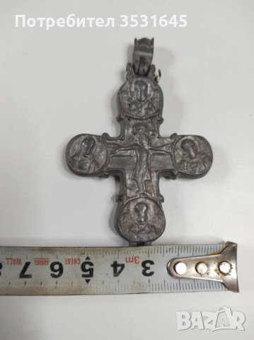 Много стар модел на античен кръст, снимка 2 - Антикварни и старинни предмети - 43023924